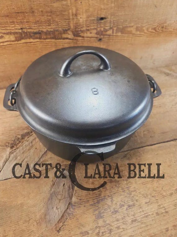 1930's Griswold's Iron Mountain Series #8 Dutch Oven (1036C