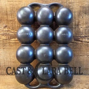 Great gift!  1930&#39;s #9 Wagner &quot;golf ball&quot; brownie pan.  Open air design, gorgeous!