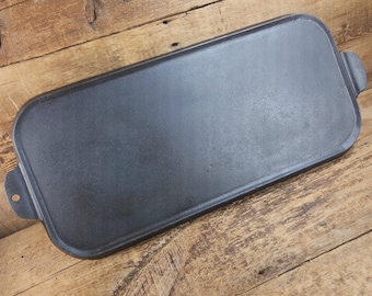 WOW! Griswold #9 Long Griddle (21" × 10") with Slant Logo and "ERIE" markings. GREAT for every day griddle on all cooktops.  SC24