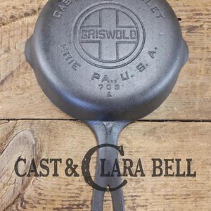 Priced to Sell!!  Griswold #3 Skillet with Large Block Logo and Smooth Bottom, 709 A