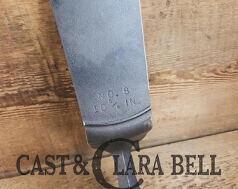Custom made Birmingham S&R Cast Iron Skillet Spatula.  Reclaimed from a #8 BSR Cracked cast iron skillet.  Great gift! SC24