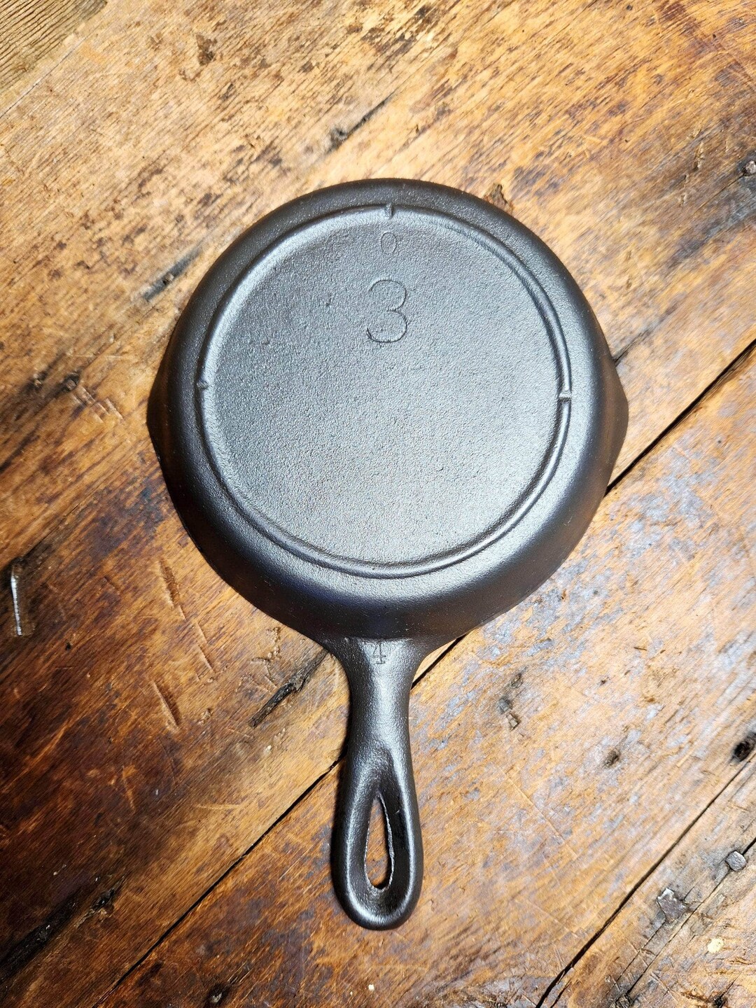 1930's Era Lodge 3 Cast Iron Egg Skillet With 3 Notch Etsy