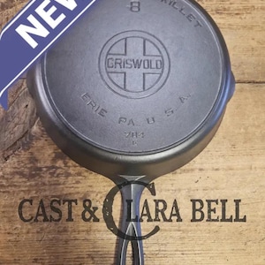 Priced to Sell! Early vintage 1920&#39;s Griswold #8 Skillet with Block Logo, Erie PA USA, 704.  See DESCRIPTION