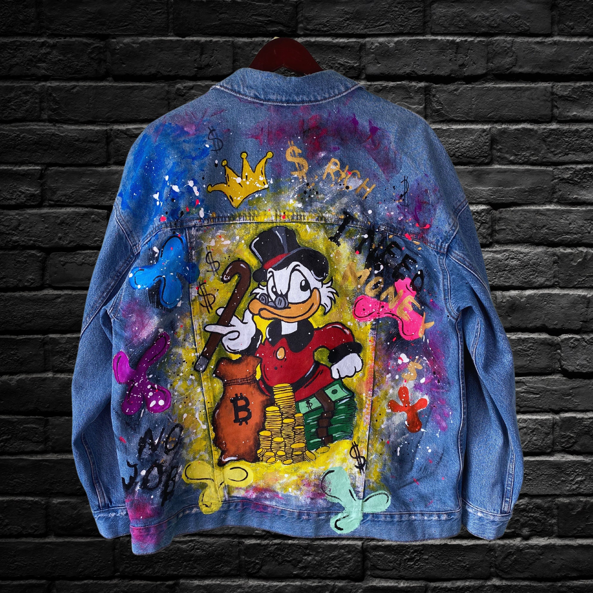 Donald duck denim jacket hot sale