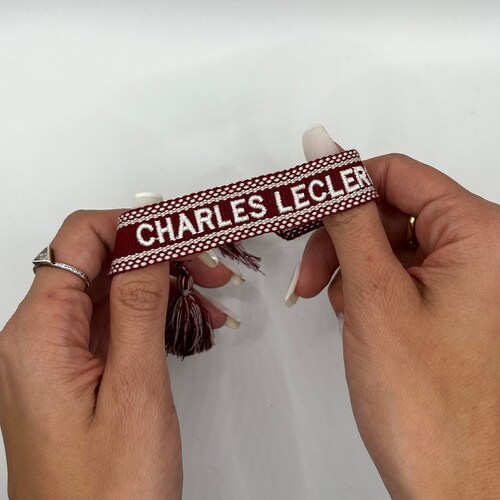 Charles Leclerc Inspired Bracelet Etsy Australia