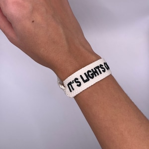 PRE ORDER: It&#39;s Lights Out and Away We Go Formula Inspired Bracelet