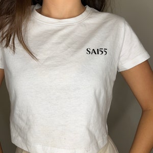 Formule 1 geïnspireerd Carlos Sainz Crop Top
