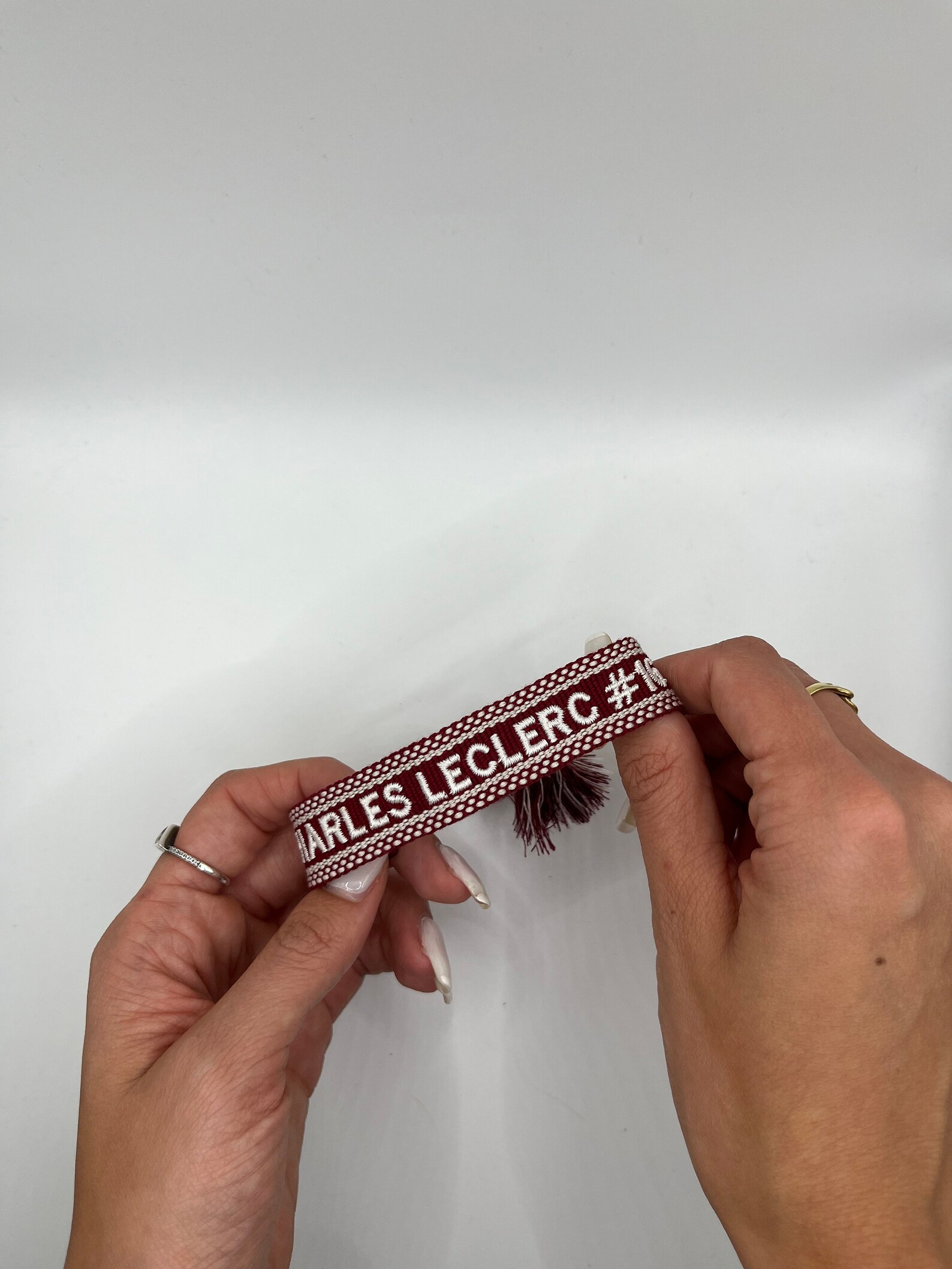 Charles Leclerc Inspired Bracelet Etsy