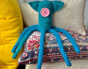 Modèle au crochet calamars chats Coraline - crochet coraline