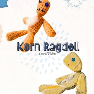 Korn Rag Doll - Etsy