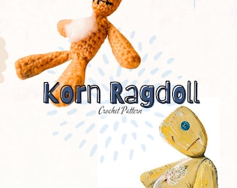 Korn publie un modèle au crochet de poupée de chiffon, crochet en métal alternatif