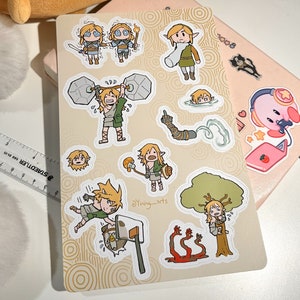 Totk sticker sheet