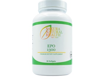 Evening Primrose Oil (1300mg), Vitamins, Minerals, Herbs, Botanicals, Enzymes, Dietary, Nutritional, Supplement, Natural, Fast Shipping