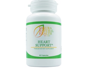 Heart Support Supplement: Magnesium, Hawthorn, CoQ10 - USA Made