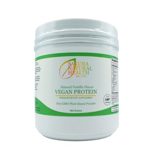 Vegan Protein Vanilla, Vitamins, Minerals, Herbs, Botanicals, Amino Acids, Enzymes, Dietary, Nutritional, Supplement, Natural, Fast Shipping
