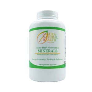 Mineral Capsules 240s, Vitamins, Minerals, Herbs, Botanicals, Natural, Enzymes, Dietary, Nutritional, Supplement, Gift, Fast Shipping
