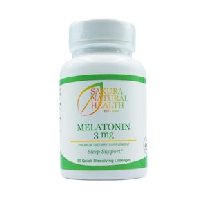 Melatonin 3mg (Lozenges), Vitamins, Minerals, Herbs, Botanicals, Amino Acids, Enzymes, Dietary, Nutritional, Supplement, Gift, Fast Shipping
