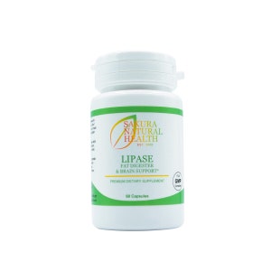 Lipase Enzymes: Fat Digestion & Brain Support - 60 Capsules