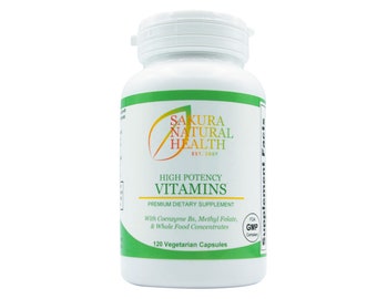 High Potency Vitamins + Coenzyme Bs 120s (CF), Vitamins, Minerals, Herbs, Botanicals, Dietary, Nutritional, Supplement, Fast Shipping