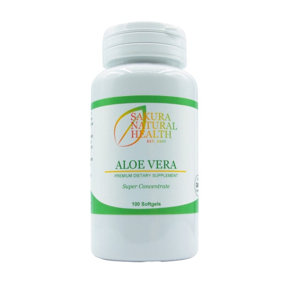 Aloe Vera Concentrate: Natural Dietary Supplement (100 Softgels) - Etsy