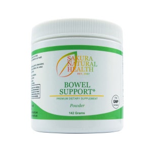Bowel Support (Powder), Vitamins, Minerals, Herbs, Botanicals, Dietary, Nutritional, Supplement, Natural, Fast Shipping