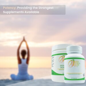 May include: Two white bottles of dietary supplements with green labels. The larger bottle says "Sakura Natural Health" and "INO POW". The smaller bottle says "Sakura Natural Health" and has 80 capsules.