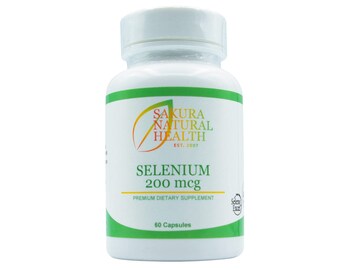 Selenium 200mcg - Sakura Natural Health - 60 Capsules