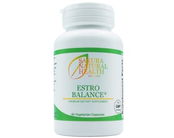 Estro Balance: Natural Dietary Supplement - 60 Vegetarian Capsules