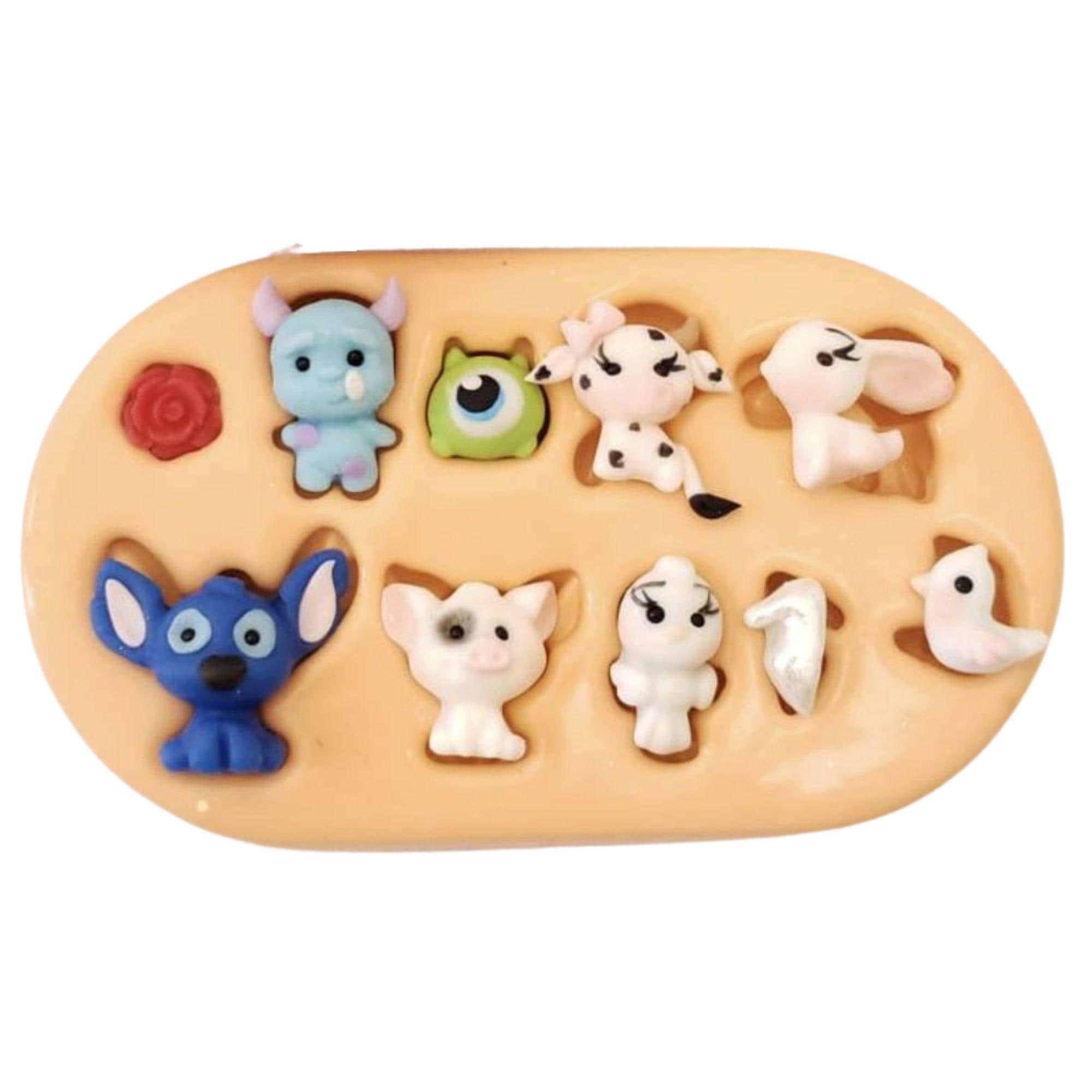 MD #27 Princess Pets #2 Silicone Mold  for Clay Dolls Making, Resin, Soap, Candles and other crafts