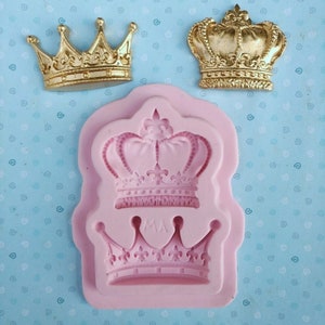 Detailed Crowns Silicone Mold 260 MA for Clay Dolls Making, Resin, Soap, Candles and other crafts