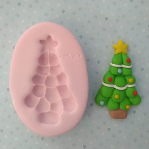 Christmas Tree Silicone Mold 211 MA for Clay Dolls Making, Resin, Soap, Candles and other crafts