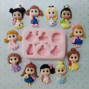 Creative Dolls #2 Silicone Mold 656 MA for Clay Dolls Making, Resin, Soap, Candles and other crafts