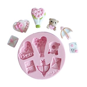 Kit Love Mold 745 MA for Clay Dolls Making, Resin, Soap, Candles and other crafts