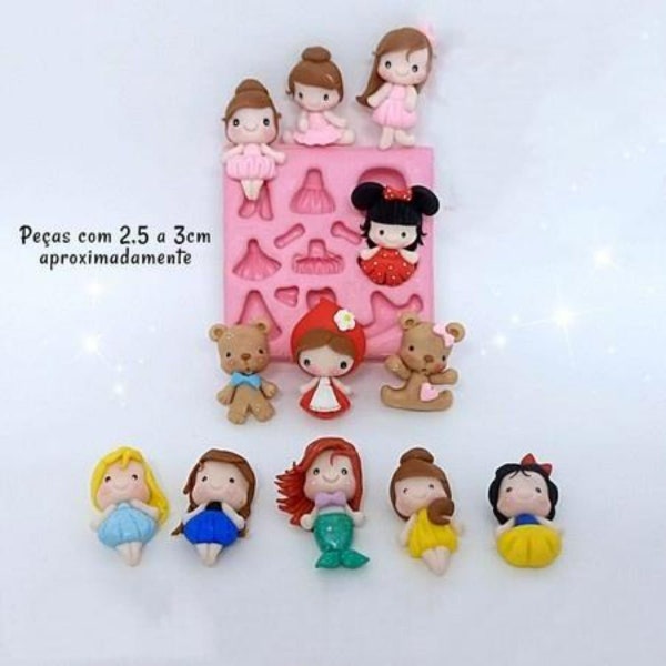 Petit Miniatures Silicone Mold KKA #35 for Clay Dolls Making, Resin, Soap, Candles and other crafts