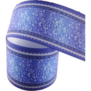 Cintas estampadas de mezclilla - 1 1/2" (38 mm) - 4 1/2 yardas