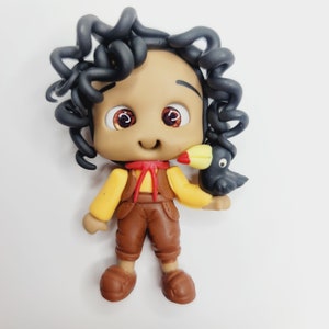 Doll #029 Clay Doll for Bows Center, Headbands and other Craft Projects - Made with Cold Porcelain Clay