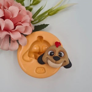 MD #61 Suricato&#39;s Face Silicone Mold  for Clay Dolls Making, Resin, Soap, Candles and other crafts