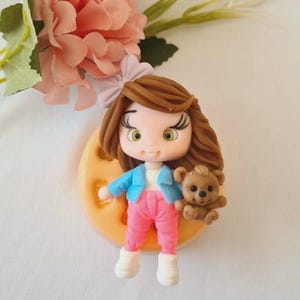 MD #78 Cute Body 7  Silicone Mold  for Clay Dolls Making, Resin, Soap, Candles and other crafts