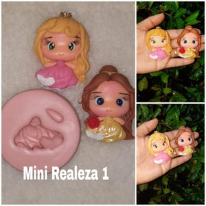 Princess Dress Silicone Mold S.A. #29 for Clay Dolls Making, Resin, Soap, Candles and other crafts