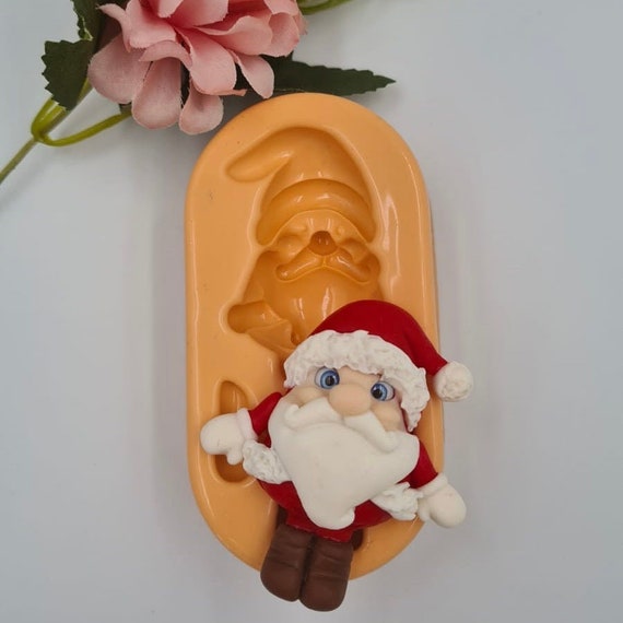 Moule Père Noël En Silicone Pour La Fabrication Artisanale De