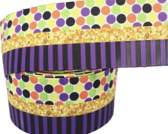 LADENVERKAUF - 040004 Fantasie Geometrisches Ripsband - 38 mm - 5 Meter