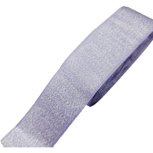 Lilac Cetin/Lurex Ribbon - 027702 - 1 1/2&quot; (40mm) - 5 yards