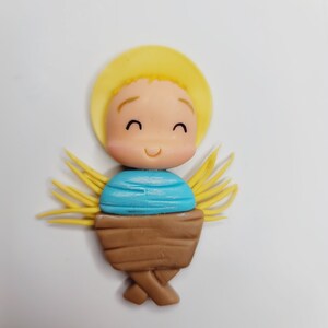 Doll #271 Clay Doll for Bows Center, Headbands and other Craft Projects - Made with Cold Porcelain Clay