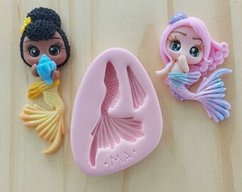 Mermaid Fashion Mold 852 MA for Clay Dolls Making, Resin, Soap, Candles and other crafts