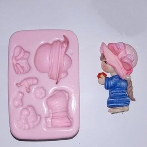 Doll 1 Silicone Mold KKA #22 for Clay Dolls Making, Resin, Soap, Candles and other crafts