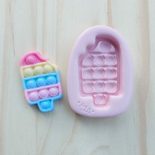 Pop it Ice Cream LG Mold 817 MA for Clay Dolls Making, Resin, Soap, Candles and other crafts