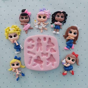 Charming Body Creations Silicone Mold 692 MA for Clay Dolls Making, Resin, Soap, Candles and other crafts