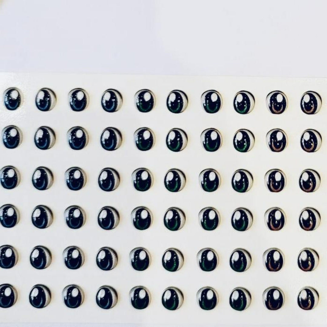 Adhesive Resin Eyes for Clays Multicolor V.A. 001 SM 48 Etsy