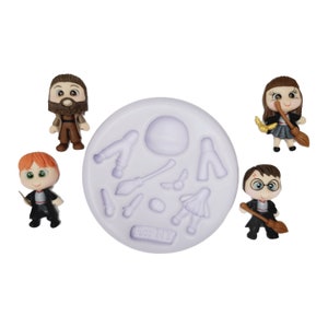 Potter creations Silicone Mold FNY #26 for Clay Dolls Making, Resin, Soap, Candles and other crafts