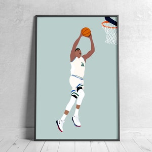 Giannis Antetokounmpo Basketball Print Pack - Basketball Posters - NBA Art Prints